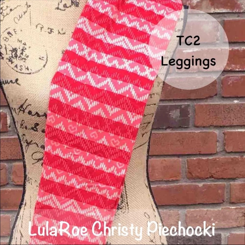 LuLaRoe TC2 Valentine’s Day Leggings